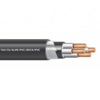 Cáp điện 4 lõi với lõi trung tính nhỏ hơn có giáp bảo vệ (cáp ngầm) 0.6/1kV - Cu/XLPE/PVC/DSTA/PVC